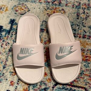 Nike Light Pink Slide Sandals
